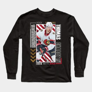 Thomas Chabot Paper Poster Version 10 Long Sleeve T-Shirt